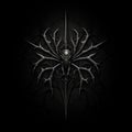 Dark Gothic Spider Logo For Web Page