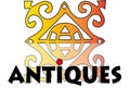 Logo Antiques - Vector Royalty Free Stock Photo