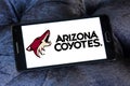 Arizona Coyotes ice hockey team logo Royalty Free Stock Photo