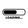 Loading Screen Icon Vector in EPS 10 Royalty Free Stock Photo