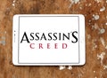 Assassin`s Creed video game logo Royalty Free Stock Photo