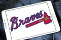 Atlanta Braves baseball team logo Royalty Free Stock Photo