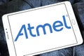 Atmel semiconductors company logo Royalty Free Stock Photo