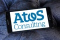 Atos consulting company logo Royalty Free Stock Photo