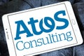 Atos consulting company logo Royalty Free Stock Photo