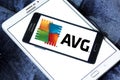 AVG Technologies company logo Royalty Free Stock Photo