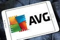 AVG Technologies company logo Royalty Free Stock Photo