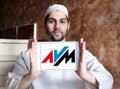 AVM electronics company logo Royalty Free Stock Photo