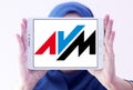 AVM electronics company logo Royalty Free Stock Photo