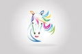 Logo beauty horse head