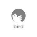 Logo bird vector linear icon and logo design elements - Vector