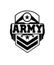 Army badge design black and white