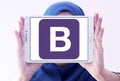 Bootstrap website logo Royalty Free Stock Photo