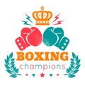 Logo for boxing Royalty Free Stock Photo