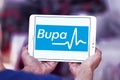 Bupa healthcare company logo Royalty Free Stock Photo