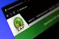 Caf Confederation of African Football Royalty Free Stock Photo