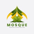 Calligraphy Model Mosque Logo