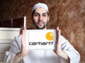 Carhartt apparel company logo Royalty Free Stock Photo