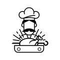 Logo chef master simple