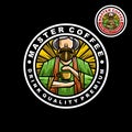 Logo Master Coffee Vector