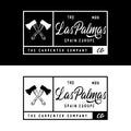 Typography Logo La pal mas Carpenter