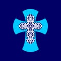 Logo of the church and ministry. The cross of the Lord and Savior Jesus Christ