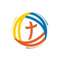 Logo of the church. Trinity symbol.
