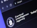 The CIA (Central Intelligence Agency) logo Royalty Free Stock Photo