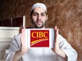 CIBC bank logo Royalty Free Stock Photo