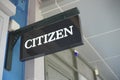 Logo of Citizen watch in Central Village, Samut Prakan, Thailand