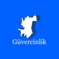 logo city of the Guvercinlik, Map of Guvercinlik city of turkey region