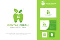 Logo Clinic Dental Fresh Abstract Illustration