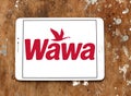 Wawa coffee brand logo Royalty Free Stock Photo
