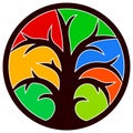 Logo color tree.