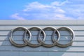 Logo of company Audi. Audi Auto, Germany automobile manufacturer Royalty Free Stock Photo