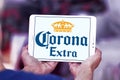 Corona extra beer logo Royalty Free Stock Photo