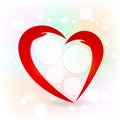 Logo couple hands love heart shape icon vector