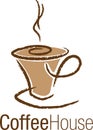 Logo cup of coffee