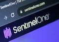 SentinelOne Cybersecurity company Royalty Free Stock Photo