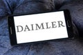 Daimler automotive corporation logo Royalty Free Stock Photo