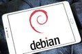 Debian computer operating system logo