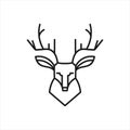 Logo deer line design concepts