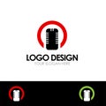 Music Mike Logo Template