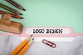 Logo design, business and marketing concept