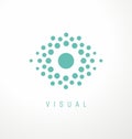 Logo design concept for optician