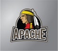 Apache logo design creative artneptunus