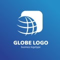 Logo design globe vector template