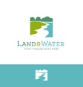 Logo design for land and water related business