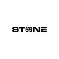 Logo design letter stone vector