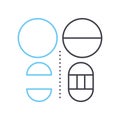 logo design line icon, outline symbol, vector illustration, concept sign Royalty Free Stock Photo